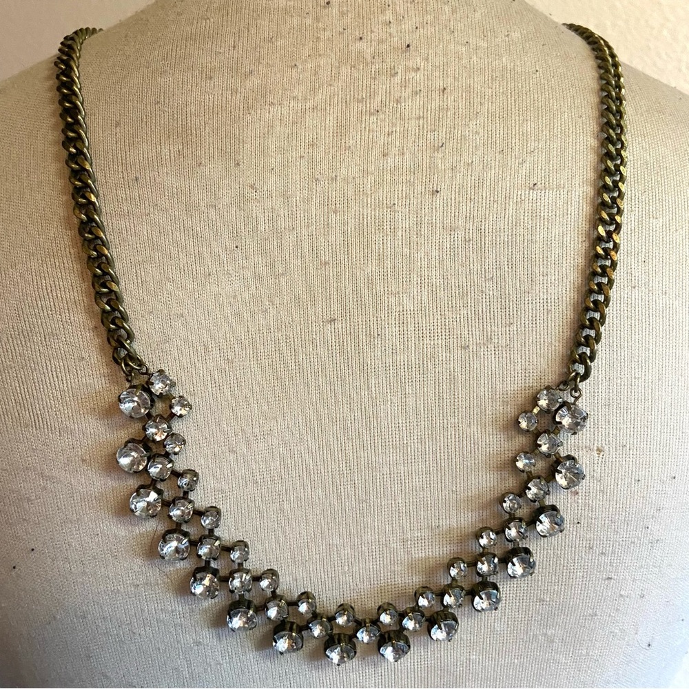 Loft fancy necklace approx 25 inches long good condition